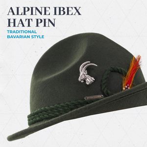 Épingle à chapeau bavaroise personnalisée en métal, motif tête de taureau, pour tenue traditionnelle - Product Image 2