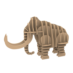 Modèle en carton <span class=keywords><strong>3D</strong></span> à assembler soi-même, <span class=keywords><strong>puzzle</strong></span> <span class=keywords><strong>3D</strong></span> Montessori, éléphant pour enfants - Product Image 2