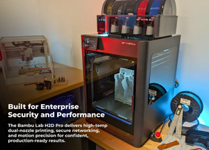 Impresora 3D H2D AMS Combo de Doble Boquilla, Gran Formato 350*320*325mm, Alta Velocidad 500mm/s, Núcleo Cerrado XY, FDM para Impresión Multimaterial en Tiendas - Product Image 3