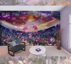 <span class=keywords><strong>Carta</strong></span> <span class=keywords><strong>da</strong></span> Parati 3D Non Tessuta con Stampa Digitale dal Design Romantico per <span class=keywords><strong>Camera</strong></span> <span class=keywords><strong>da</strong></span> <span class=keywords><strong>Letto</strong></span> - Product Image 2