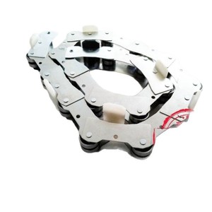 Chaîne de rotation pour escalier roulant de type bus, 17-19 sections, double roulement, en tôle pour pièces d'ascenseur - Product Image 4