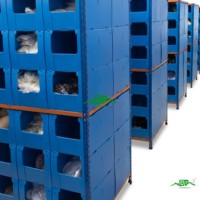 Bacs de picking d'entrepôt légers et empilables personnalisés en usine / Boîtes en PP alvéolées / Boîtes en plastique ondulé