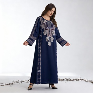 Robe Abaya en Polyester Personnalisée de Luxe pour Femmes Musulmanes, Fournisseur en Gros de Haute Qualité et Élégante - Product Image 3