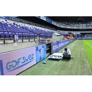 Grand panneau d'affichage mené par stade électronique imperméable extérieur de la publicité du football P10 a mené l'écran