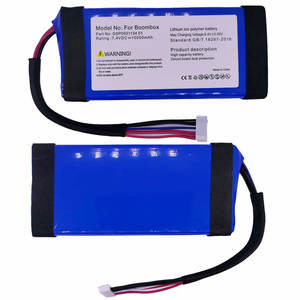 Boomxo 1แบตเตอรี่สำรองพร้อมแบตเตอรี่7.4V 10000mAh เต็มความจุ GSP0931134แบตเตอรี่01สำหรับ <span class=keywords><strong>JBL</strong></span> Boomxo1ลำโพงบลูทูธ - Product Image 1