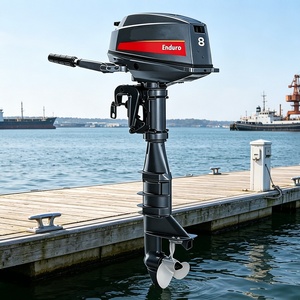 Moteur 2 temps 8 CV en promotion, compatible avec les bateaux de pêche de 4 à 5 m - Product Image 1