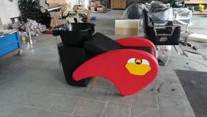 معدات صالون تصفيف الشعر الجديدة لعام 2022، كرسي غسيل شعر للأطفال مع شعار العميل، وحوض سيراميك، ضمان لمدة 10 سنوات - Product Image 6