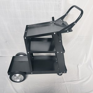 Chariot de machine à souder en acier avec poignée en chaîne Outil de soudage Transport 4 tiroirs Armoire coulissante Voiture - Product Image 3