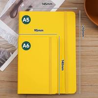 Carnet en cuir PU avec logo personnalisé A5/A6 - Journal imprimé personnalisé pour cadeau d'affaires, cadeau promotionnel - Vente en gros