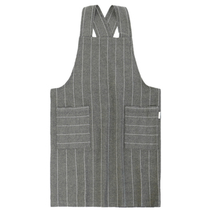 <span class=keywords><strong>Tablier</strong></span> en lin et coton pour femmes, bretelles réglables, rayé, <span class=keywords><strong>tablier</strong></span> de cuisine avec poches - Product Image 2