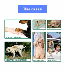 Sacs à crottes pour animaux de compagnie, couches pour chiens, respirants, anti-fuites, pour l'apprentissage de la propreté des chiots, avec insert tout-en-un - Product Image 5