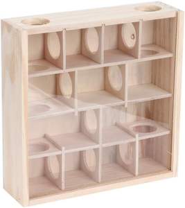 Jouet <span class=keywords><strong>labyrinthe</strong></span> pour hamster, petit jouet pour animal de compagnie en bois naturel pour rat, <span class=keywords><strong>souris</strong></span>, hamster - Product Image 5