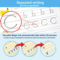 Enfants El Libro Grimorio réutilisable traçable lettres cursives Alphabet livre d'écriture lettre écriture cahier d'exercices