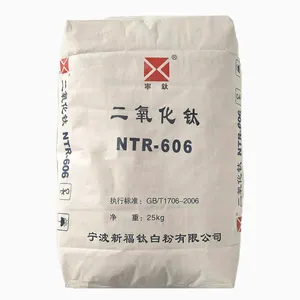 NINGBO XINFU/NING Ti Pigmento blanco Pigmento de grado industrial Dióxido de polvo blanco Dióxido de titanio a precio por kg