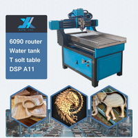 Jx Mini Hobby 6090 Hout Router Mini Metalen Freesmachine Cnc Router Met Watertank