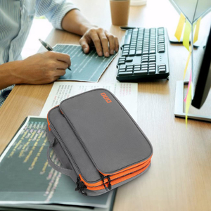 Étui de voyage <span class=keywords><strong>portable</strong></span> pour accessoires électroniques, organiseur de câbles, housse de protection, sac de transport pour gadgets, organiseur de chargeurs USB et clés USB - Product Image 6