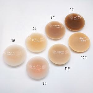 Fabrication haut de gamme Silicone Mat Adhésif Boob Couvre Étanche Sueur Mamelon Du Sein Pasties Avec EVA Zip Pochette De Voyage - Product Image 3