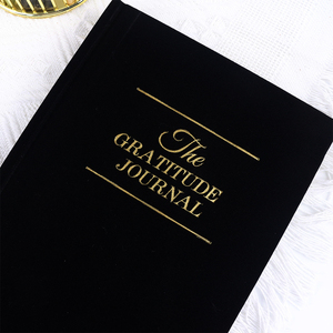 Tùy chỉnh bìa cứng kế hoạch linen vải in A5 máy tính xách tay với lá vàng - Product Image 2