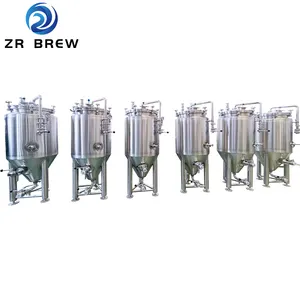 Serbatoi di fermentazione da 100 litri in acciaio inossidabile da 100 litri fermentatore conico per birra 100l sistema di birreria