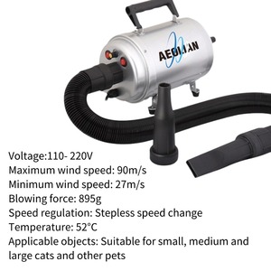 Extreem Hoge Kosten-Performance Single-Motor <span class=keywords><strong>Pet</strong></span> <span class=keywords><strong>Grooming</strong></span> Droger Machine 110-220V Hond Droger Kat Föhn Whit 3 Nozzles - Product Image 4