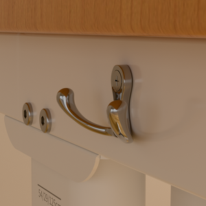 Bureau ergonomique en bois bleu-rose pour enfants Table d'étude pliable à hauteur réglable pour chambre à coucher ou bureau à domicile pour étudiants - Product Image 4