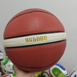 Balón de Baloncesto BG5000 de Competición, Talla 7, Cuero PU Premium, Logotipo Personalizado, Resistente para Interiores y Exteriores, Suministro de Fábrica - Product Image 1