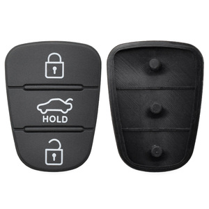 Nhanh Chóng Vận Chuyển 3 Nút Silicone <span class=keywords><strong>Key</strong></span> Pad Xe Từ Xa Thay Thế Chính Nút Cho H-Yundai Thân Cây Giữ <span class=keywords><strong>Key</strong></span> Pad - Product Image 2