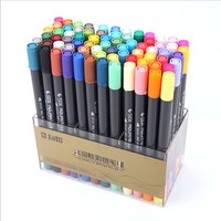 Vente en gros, Art et dessin graphique, Manga, encre pigmentée à base d'alcool, pinceau et pointe Fine, marqueur de croquis, stylo Aquarelle, pinceau