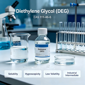 CAS 111-46-6 Diéthylène glycol DEG, liquide à faible volatilité pour transfert de chaleur - Product Image 2