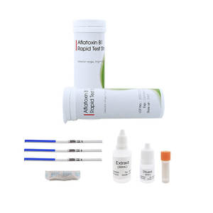Fabricant de kit de <span class=keywords><strong>test</strong></span> quantitatif <span class=keywords><strong>B1</strong></span> M1 de haute qualité pour l'aflatoxine <span class=keywords><strong>Test</strong></span> rapide sur le blé, les céréales, les aliments pour animaux Bandelettes de <span class=keywords><strong>test</strong></span> rapide - Product Image 1