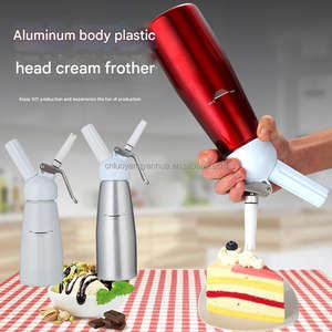 Accessoires de cuisine personnalisés avec logo, 500 ml, buses décoratives en aluminium, cartouches de crème, <span class=keywords><strong>fouet</strong></span>, outils pour desserts, distributeur de crème fouettée - Product Image 4