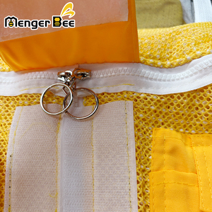Beekeeping Full <b>Suit</b> with Detachable Fencing Veil Hood Zipper Closure Breathable Mesh <b>Bee</b> <b>Suit</b> - Product Image 4