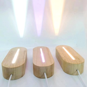 Cina Ex-prezzo di fabbrica dimmerabile 7 colori LED ovale porta lampada a sospensione <span class=keywords><strong>in</strong></span> <span class=keywords><strong>legno</strong></span> - Product Image 1