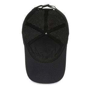 Tiger Print Mesh Baseball Cap Black Quick Drying Breathable Sun Protection Unisex Outdoor Hat - Product Image 4