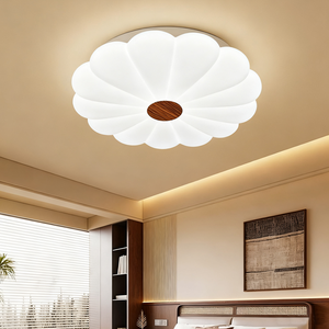 Plafonnier LED en forme de <span class=keywords><strong>nuage</strong></span>, style crème français, avec base en fer et couvercle en acrylique, montage encastré, luminaires modernes pour chambre à coucher, éclairage chaleureux - Product Image 1