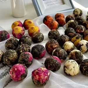 ODM OEM Tự Nhiên Hoa Khô Rồng Quả Bóng Nở Trà Trung Quốc Handmade Mini Kích Thước Chai Gói Thực Phẩm Bột Nhãn Hiệu Riêng Nhà Máy - Product Image 4