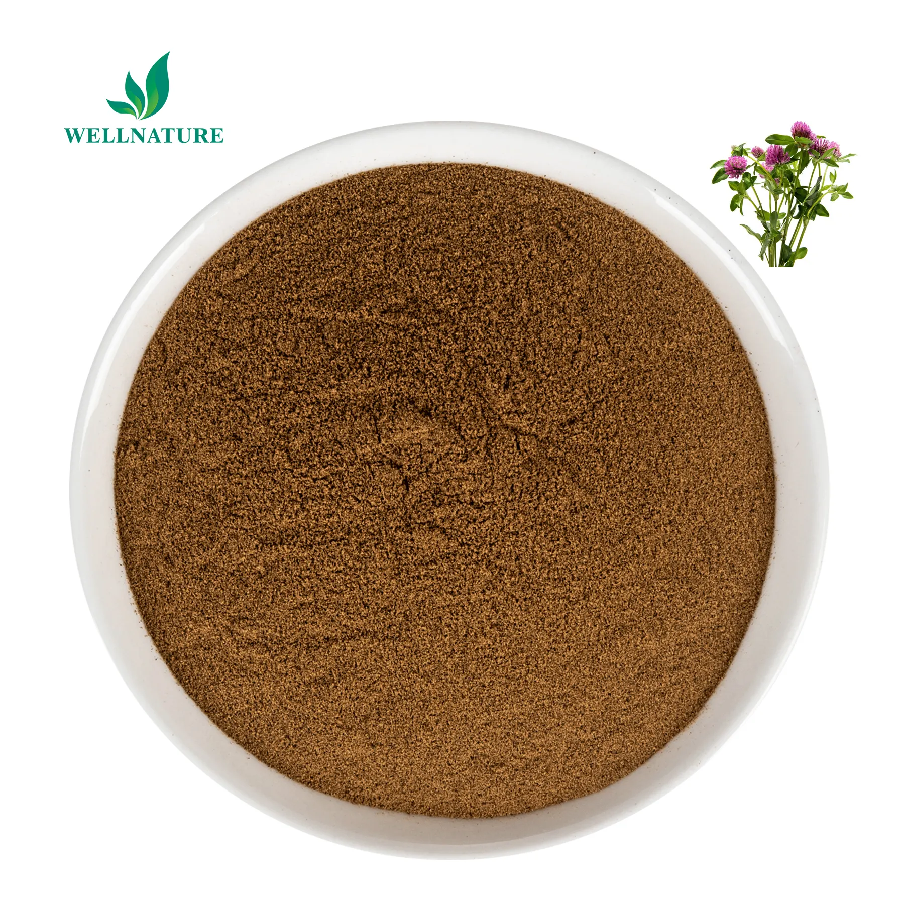 Red Clover Extract 40% Isoflavones Red Clover Extract Powder Quality Red Clover Extract Powder 8% Isoflavones Factory Sale