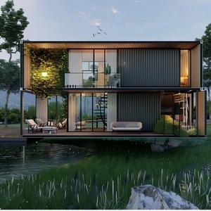 บ้านสำนักงานเคลื่อนที่แบบพับได้ขนาดเล็กหรูหรา 20 ฟุต/40 ฟุต - Product Image 1