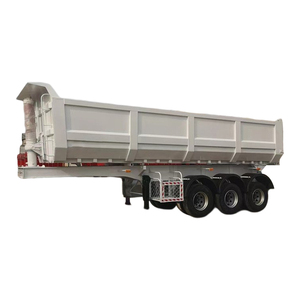 Remolque de Camión Volquete de 3 Ejes, 50-60T, con Extremo Trasero en Forma de U de Buena Calidad, 47M3, Fabricantes de Semirremolques - Product Image 2