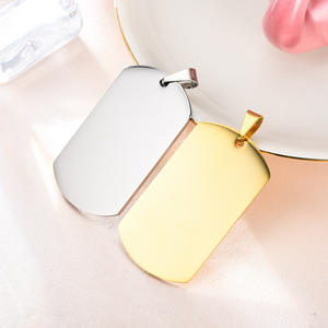 Grosir liontin Tag ID hewan peliharaan baja tahan karat ukiran kustom Laser sublimasi gaya koin malaikat kerajinan logam DIY - Product Image 5