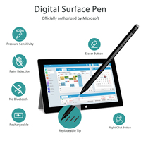 Stylet magnétique actif à pointe fine Mpp2.0, haute sensibilité, charge sans fil, corps en plastique, pour Microsoft Surface Book 2