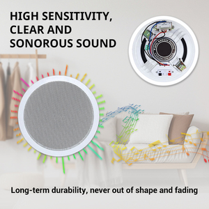 104 Nhà Máy Nóng Bán Loa Trần 6 Inch 10W Âm Thanh Chuyên Nghiệp Hệ Thống Loa Trần Cho Thương Mại Các Tòa Nhà - Product Image 5