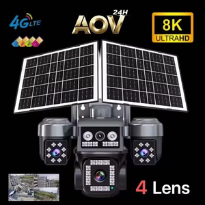 Câmera de Vigilância Externa CCTV de 20MP com Detecção Humana PIR, Sistema de Segurança com Comunicação Bidirecional e Energia Solar - Product Image 6