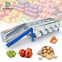 Machine de tri, de calibrage et de lavage pour myrtilles, pommes, oranges, oignons, avocats, pommes de terre, dattes, fruits et tomates