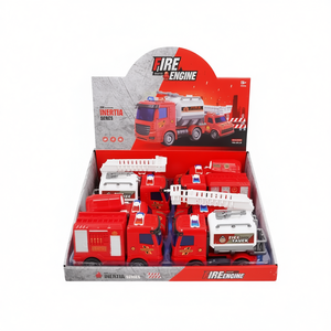 Set de Vehículos de Juguete de Fricción de la Serie Camión de Bomberos, Caja de Exhibición de 16 cm - Product Image 2