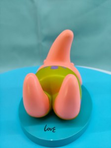 Figurine d'action en résine <span class=keywords><strong>Patrick</strong></span> Star, écologique, peinte à la main, style anime, avec un sourire amusant, pour décoration et collection, vente en gros - Product Image 3