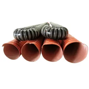 Transmission Hot And Cold Air Flexible Air Ducting Hose Air Filter High Temperature Flexible Silicon Pipe Hose Ventilation Hose