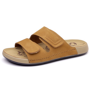 Sandalias de Hombre con Parte Superior de PU, Ligeras, Punta Abierta y Cierre de Velcro - Product Image 5