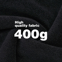 Logo personnalisé de haute qualité 400G coton lourd impression personnalisée broderie polaire vierge surdimensionné grande taille sweats à capuche pour hommes