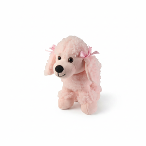 Peluche Cane Barboncino Rosa da 10 Pollici, Super Morbido, Moderno e alla Moda, Stampa Digitale Multiuso, Regali e Promozioni, Modello NYFY-1237 - Product Image 2
